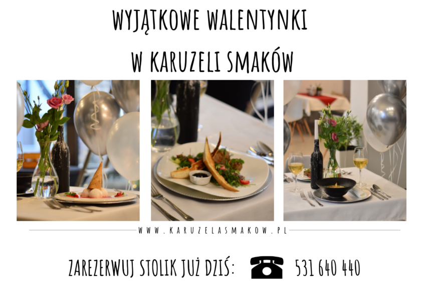 Wyjątkowe Walentynki w Karuzeli Smaków