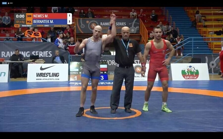 Brązowy medal Mateusza Bernatka w Zagrzebiu