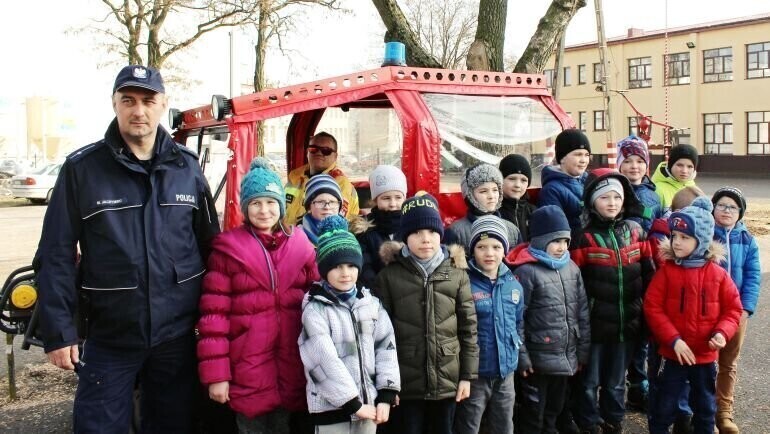 Gmina Grabica Strażackie atrakcje podczas ferii