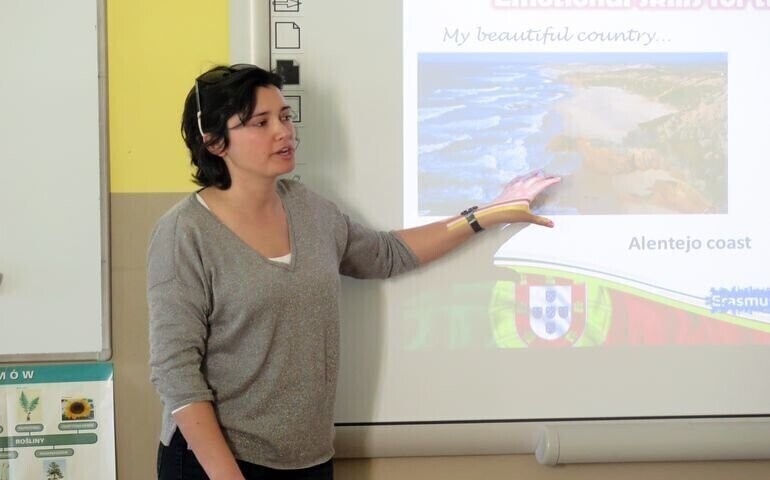 Zagraniczni goście poprowadzili zajęcia w ZSP nr 2