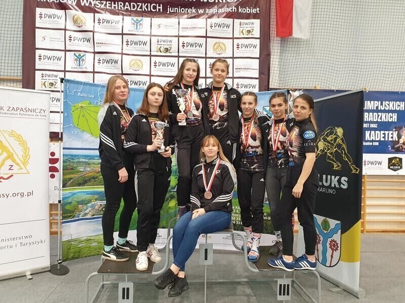 Piotrkowskie zapaśniczki sześć razy stanęły na podium
