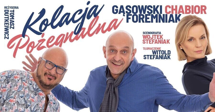 Pożegnalna kolacja ze znanymi aktorami na piotrkowskiej scenie MOK-u