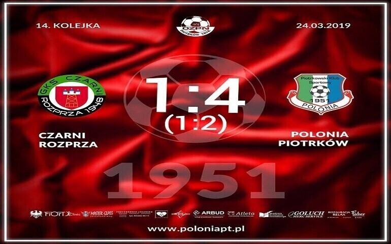 Polonia też wygrała pierwszy wiosenny mecz