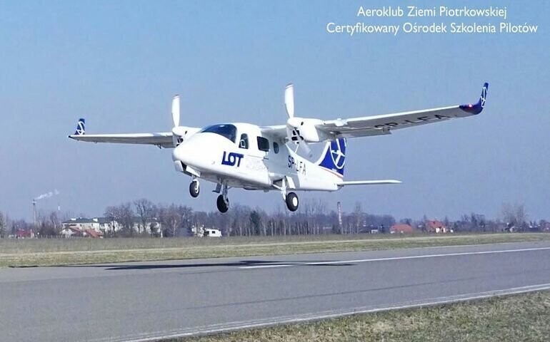 Loty pasażerskie z Piotrkowa Aktualizacja