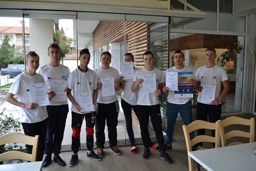 Greckie praktyki uczniów ZSP CKU w Szydłowie