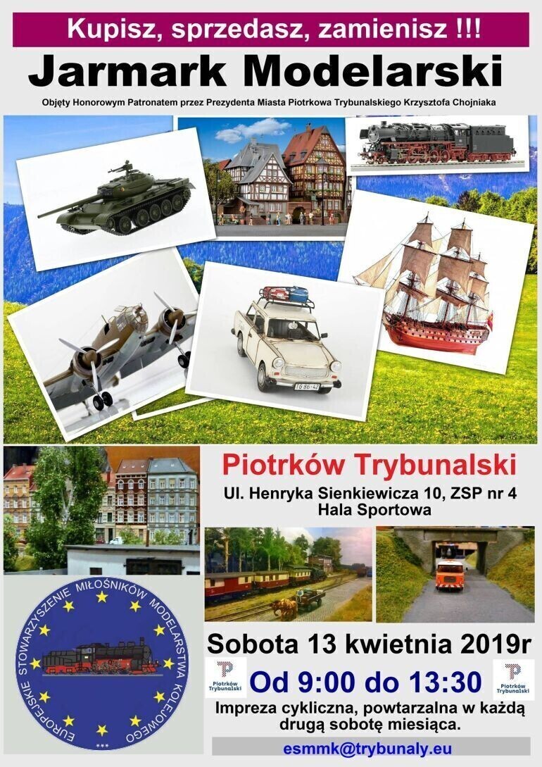 Zapraszamy na Jarmark Modelarski. W sobotę w ZSP nr 4