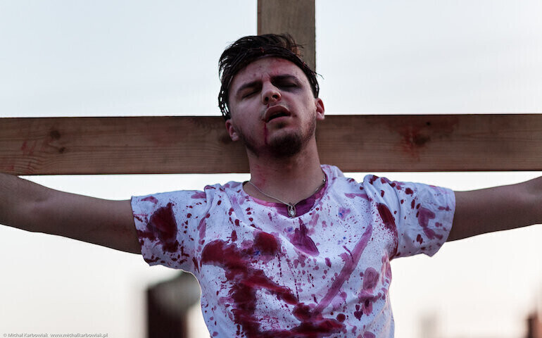 Misterium Męki Pańskiej w Wolborzu fotoreportaż