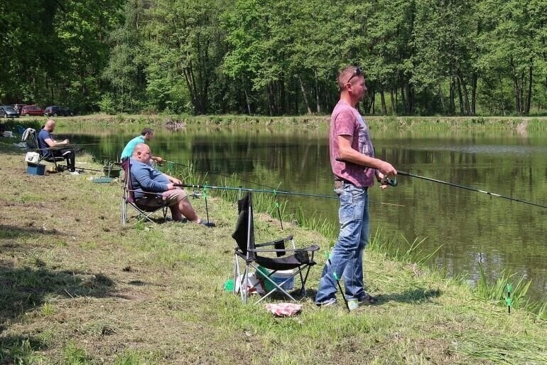 Prawie 70 osób wędkowało w Wygodzie