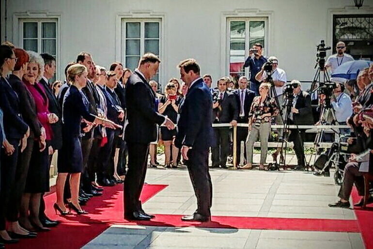 Wójt gminy Wola Krzysztoporska odznaczony przez prezydenta Dudę