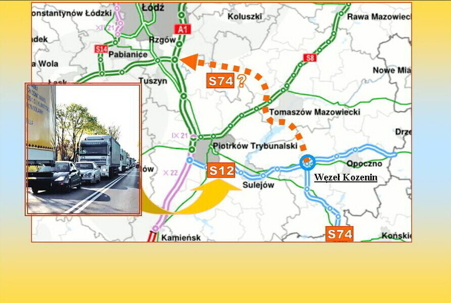 S12 Piotrków - Sulejów. Będzie po staremu