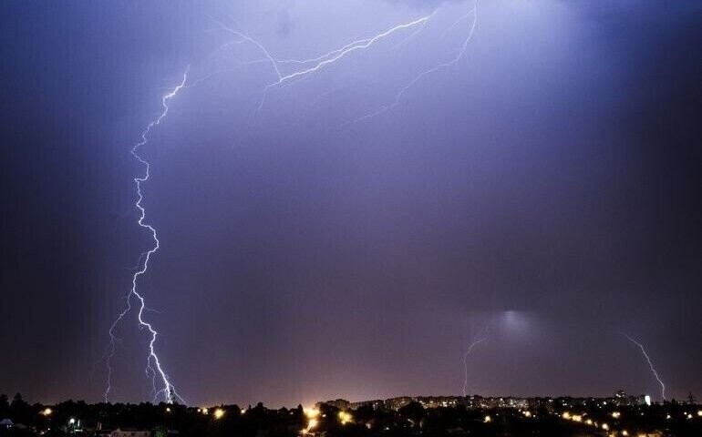 Uważajcie burze nad naszym województwem