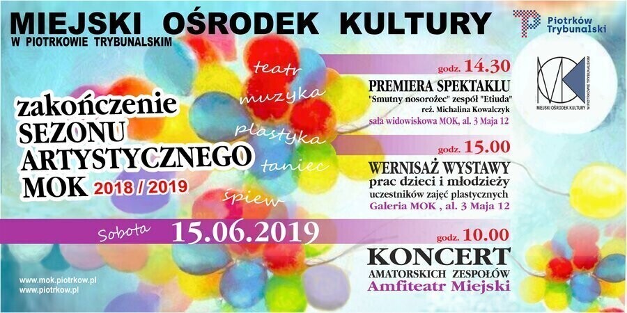 Zmiana godziny sobotniego koncertu amatorskich zespołów