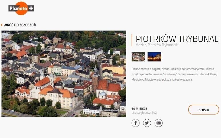 Piotrków Trybunalski ma kolejną szansę na występ w telewizji
