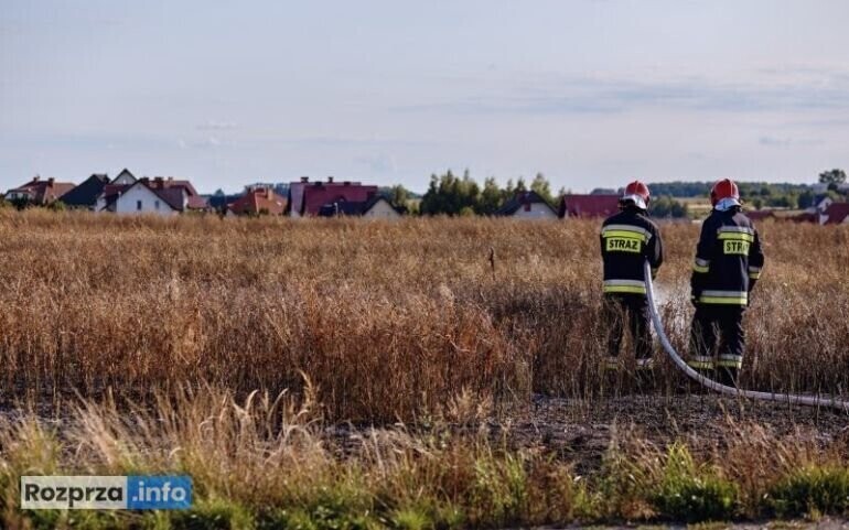Druhowie z OSP Rozprza na pomoc rolnikom