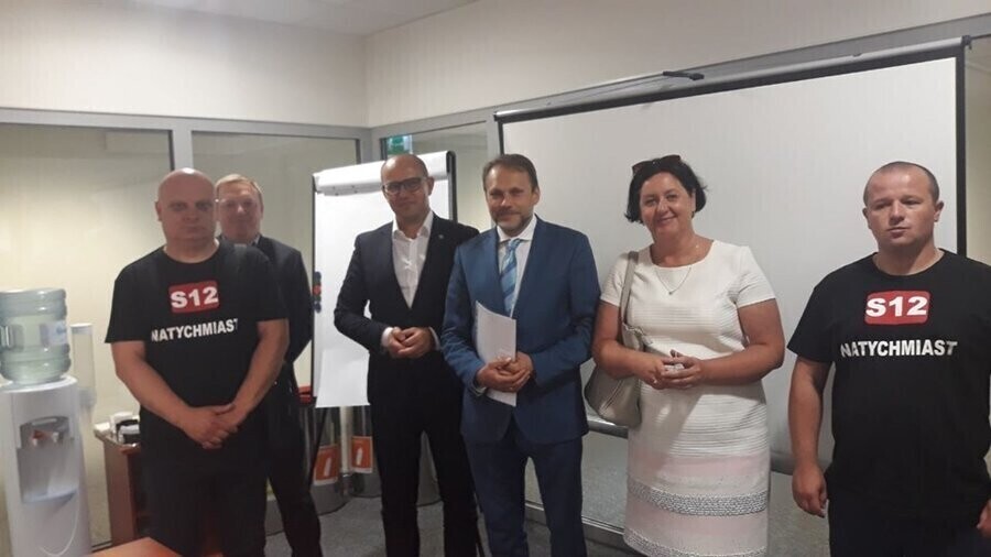 Sulejowianie z S12 natychmiast spotkali się z szefem GDDKiA