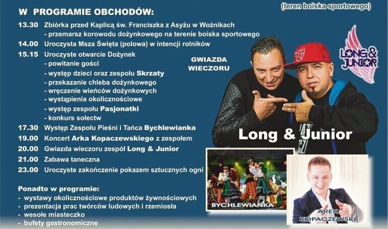 Zapraszają na dożynki w Woźnikach