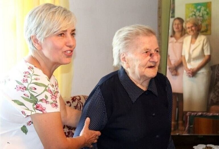 Mieszkanka Borowej w gminie Wola Krzysztoporska skończyła 100 lat