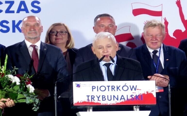 Prezes Jarosław Kaczyński gościł w Piotrkowie VIDEO