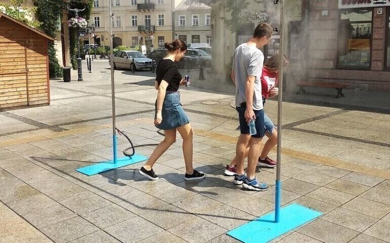 Kurtyny wodne znów pojawią się na piotrkowskich ulicach