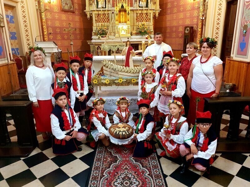 Dożynki w parafii Milejów