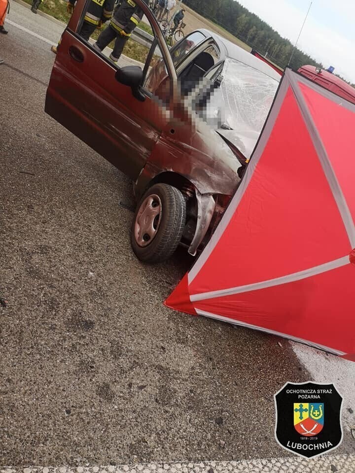 Śmiertelny wypadek na S8. Matiz jechał pod prąd