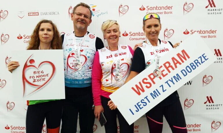 Reprezentowała nasz powiat podczas Biegu po Nowe Życie