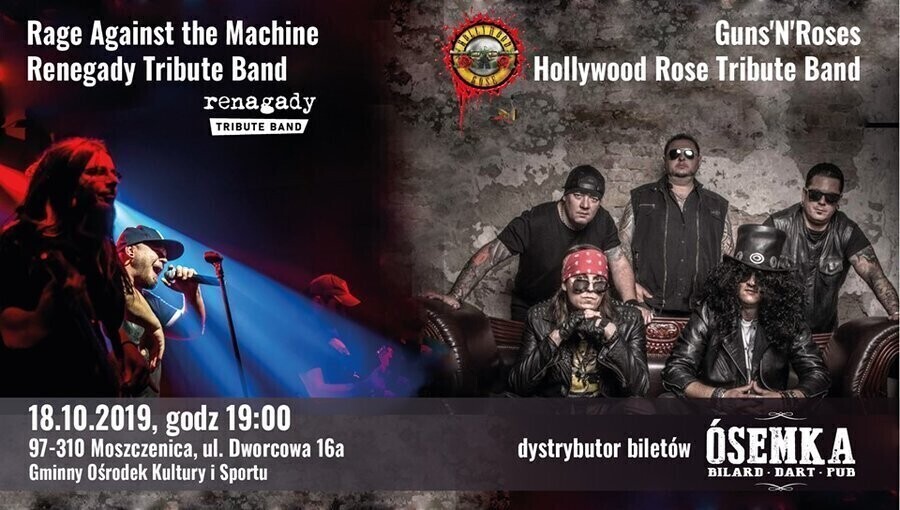 Koncert GUNSNROSES Tribute Band