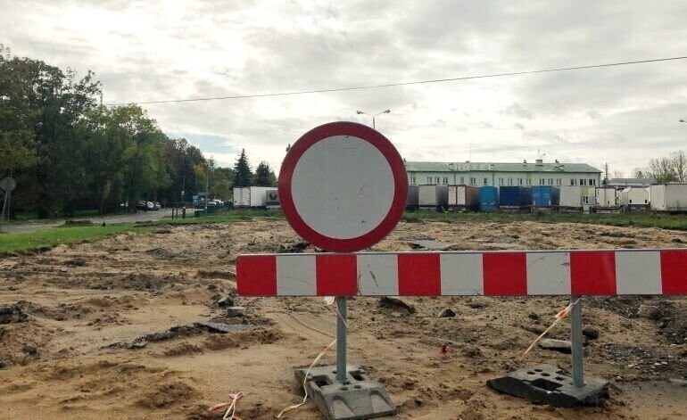 Trwa remont pętli autobusowej przy Dworskiej