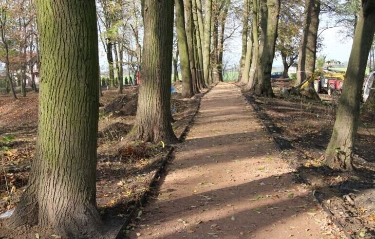 Park w Woli Krzysztoporskiej zmienia się