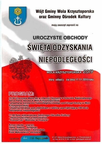 Zapraszamy na VII Bieg Niepodległości do Woli Krzysztoporskiej