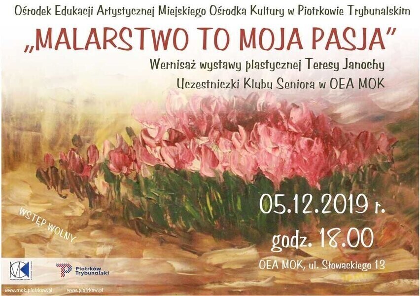 Wernisaż wystawy plastycznej Klubu Seniora