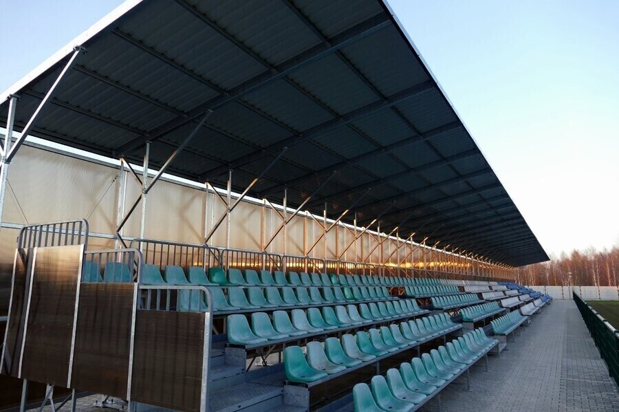 Trybuna Polonii już zadaszona