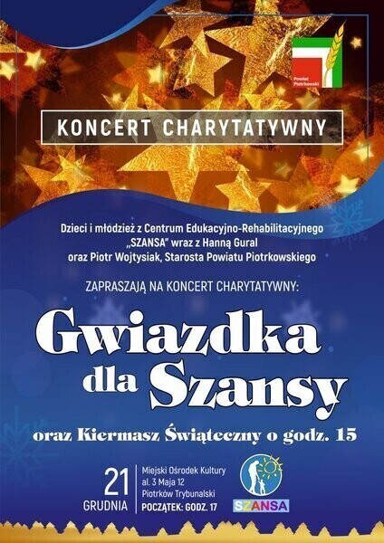 Koncert dla Szansy już w sobotę