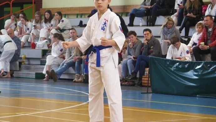 Młodzi karatecy prezentowali się w Moszczenicy 