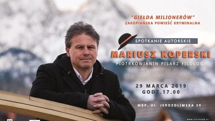 Spotkaj się z autorem kryminałów 