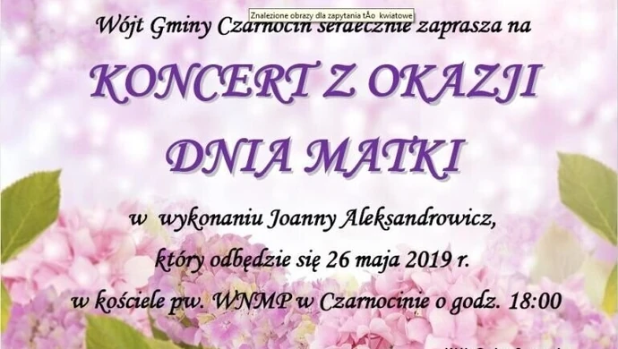 Czarnocin: Koncert z okazji Dnia Matki