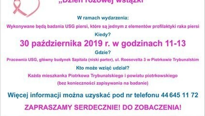 Dzień różowej wstążki w PCMD