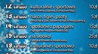 Moszczenica: GOKiS zaprasza na ferie!