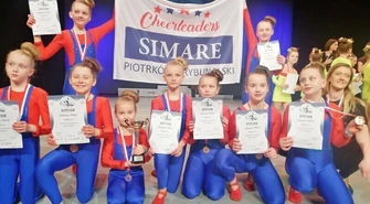 Cheerleaders Simare brązowymi medalistkami Mistrzostw Polski Cheerleaders PSCh