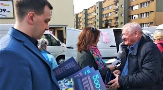 W Piotrkowie promowali Nową Piątkę Prawa i Sprawiedliwości