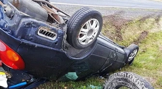 Słońce, prosta droga i&#8230; wypadek