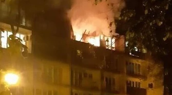 Pożar mieszkania przy ul. Górnej w Piotrkowie (VIDEO) (AKTUALIZACJA)