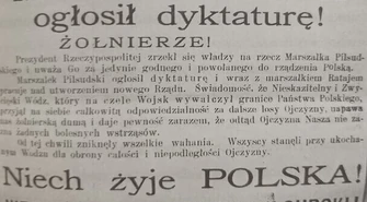 Przewrót majowy i jego konsekwencje w prasie regionu piotrkowskiego
