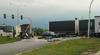 Uważajcie, zderzenie na krajowej jedynce!