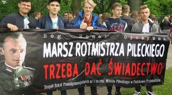 Piotrkowianie pamiętali o rtm. Pileckim