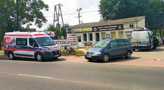 Rowerzystka i piesza poszkodowani w wypadkach