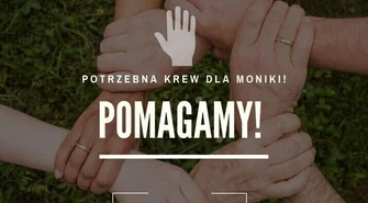 Wesprzyj Monikę w walce z białaczką i oddaj krew