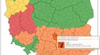 Niebezpieczne upały ponownie w naszym regionie