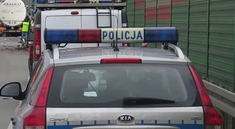 Wypadek na A1 pod Piotrkowem