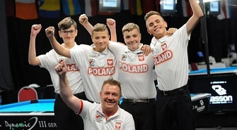 Oskar Jamorski bilardowym mistrzem Europy!